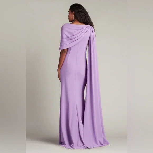 TADASHI SHOJI - ACADIA SHAWL DRAPED GOWN - Picture 2 of 3